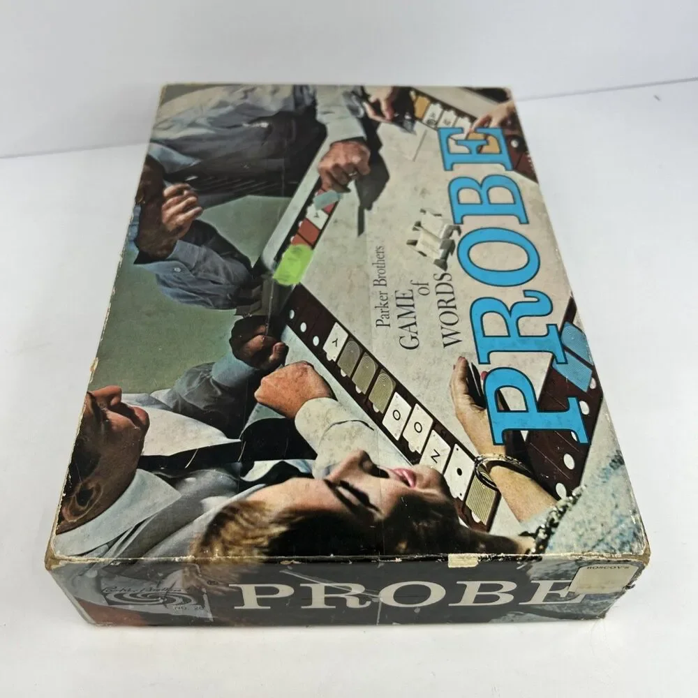 Vintage 1964 Parker Brothers Probe Game of Words Board Game Complete